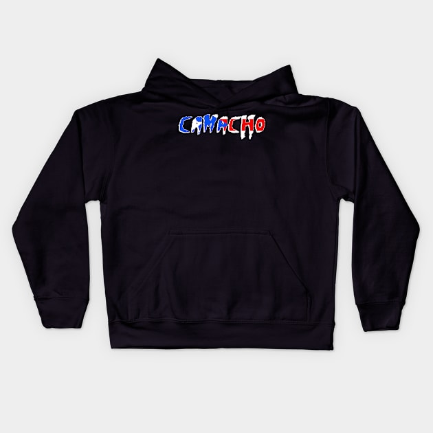 Camacho Mania Puerto Rican Flag Kids Hoodie by TheRealJoshMAC